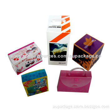 Plastic Boxes and Crease, Easy-to-fold, Customized Available